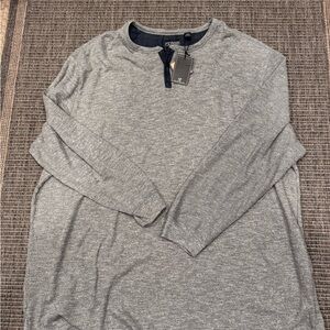 Men's Classic Gray Long Sleeve Shirt
